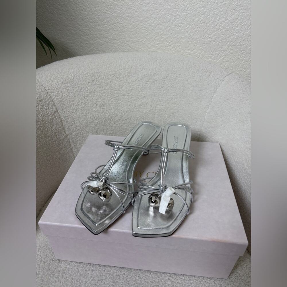 Jimmy Choo Jemma Mule 50 Shoes Size 37.5 - Picture 3 of 9